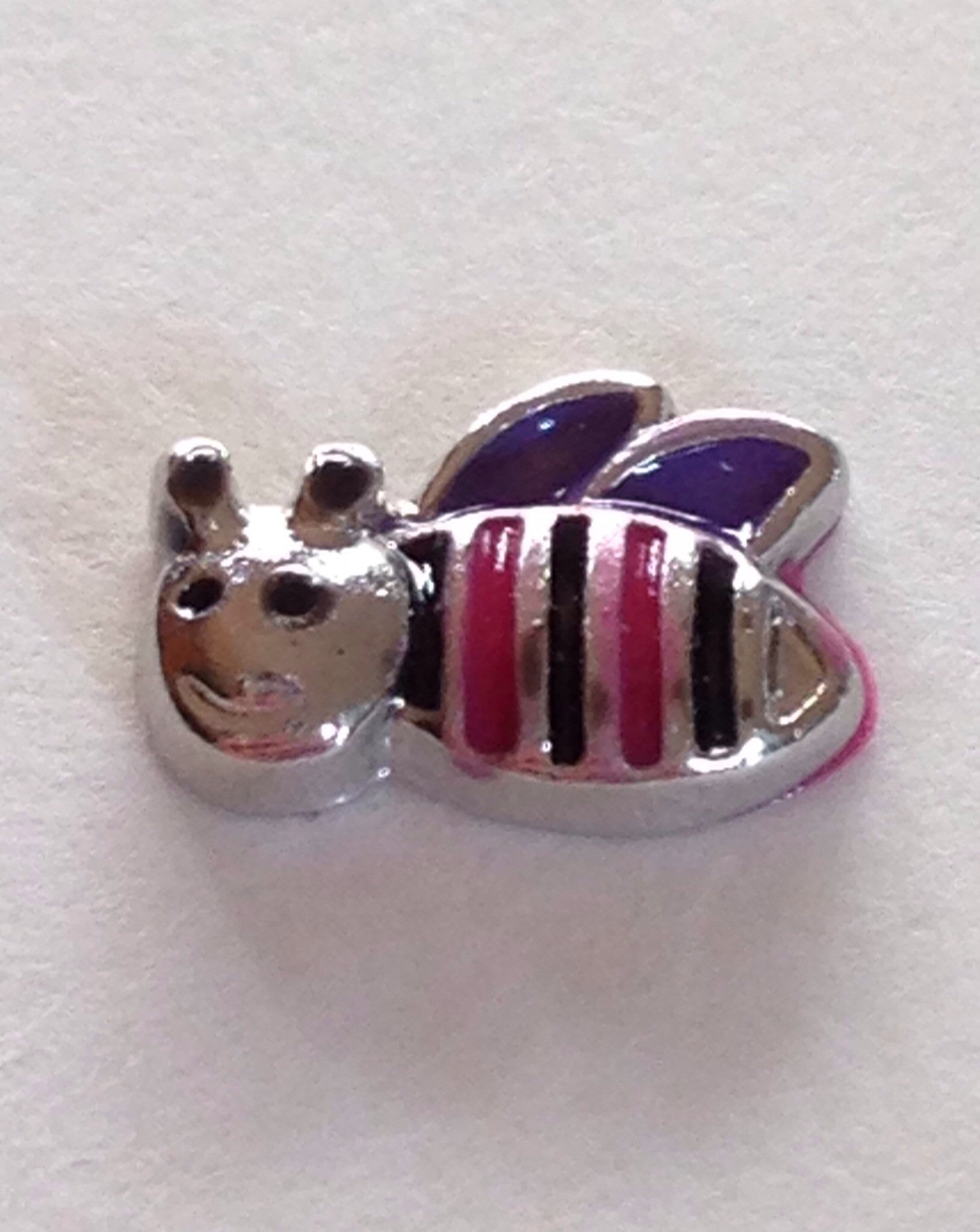 Happy Bee Floating Charm - Stoney Creek Charms