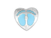 Blue Baby Feet Charm - Stoney Creek Charms