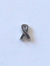 Gray Awareness Ribbon - Stoney Creek Charms